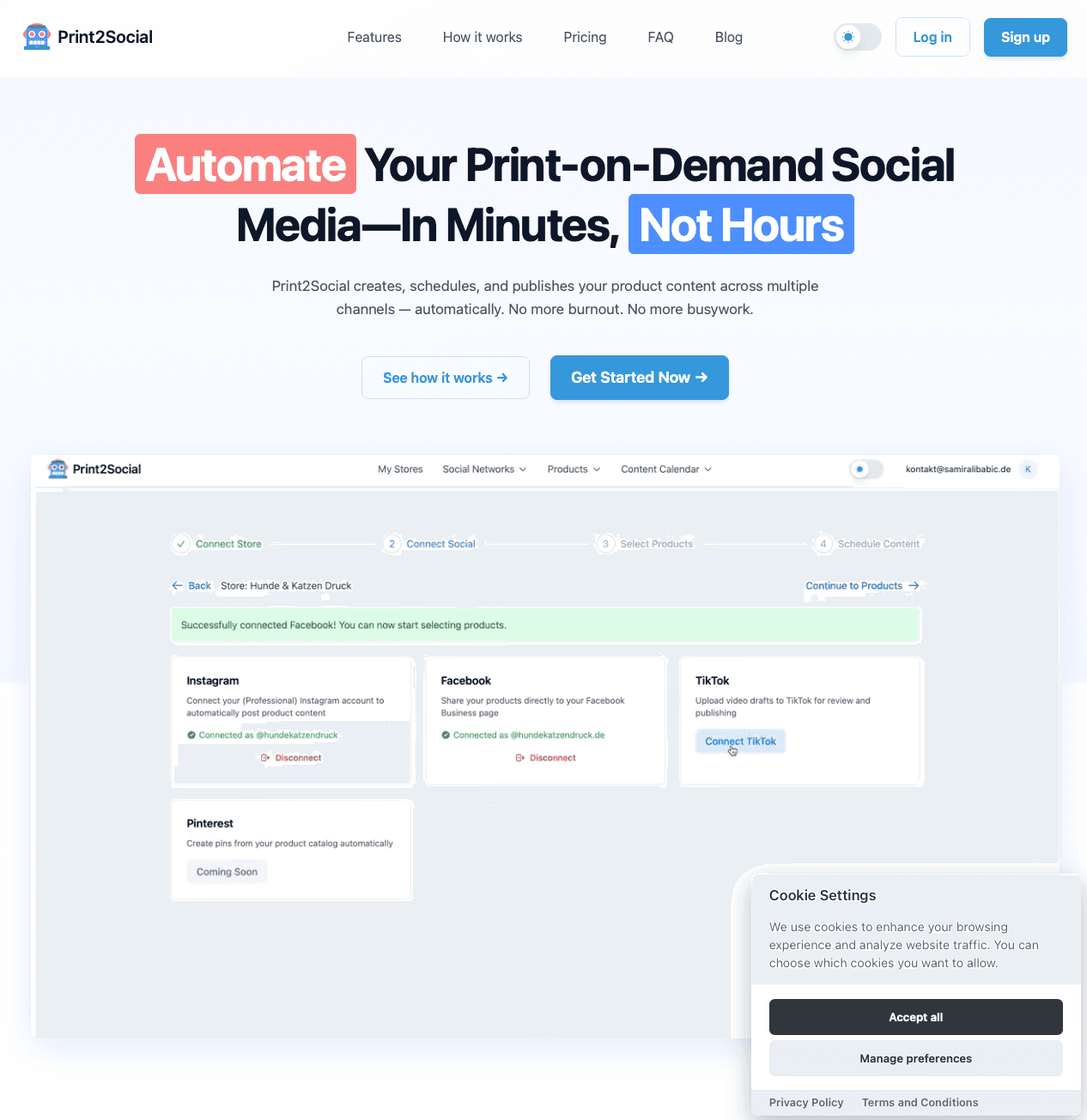 What I Learned Building Print2Social: Social Automation Is Not Enough for Store Traffic